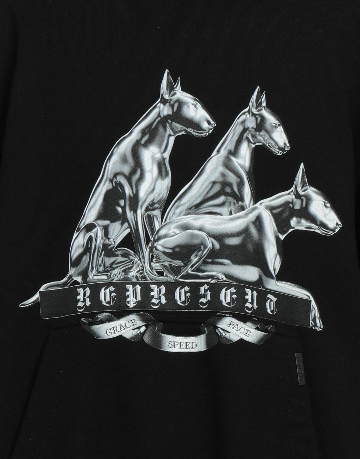 Represent Mens Sweatshirt in Black