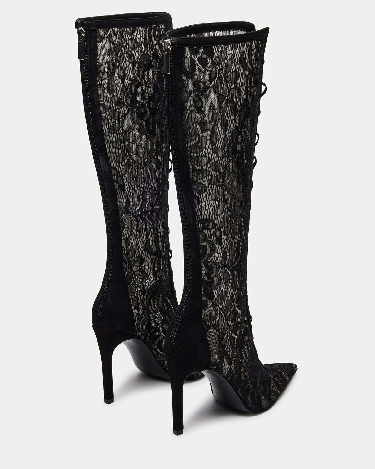 Steve Madden Maxine Boots in Black Lace
