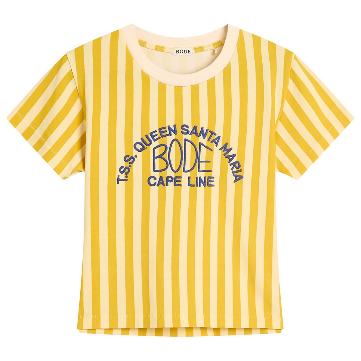 Bode Women's Medalist T-Shirt in Yellow