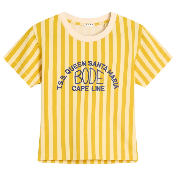 Photo: Bode Women's Medalist T-Shirt in Yellow