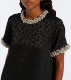 Simkhai Alison embellished jacquard minidress