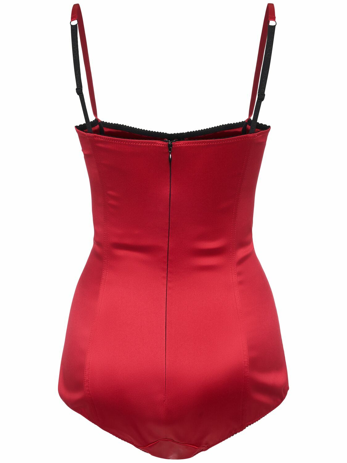 DOLCE & GABBANA Stretch Silk Satin Bodysuit