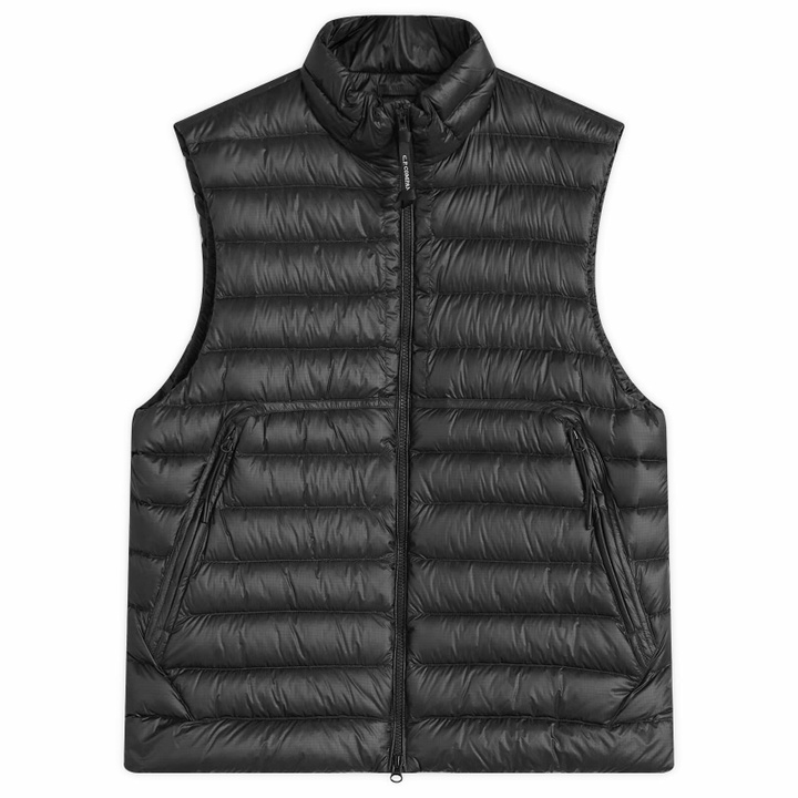 Photo: C.P. Company Men's D.D. Shell Lens Down Vest in Black