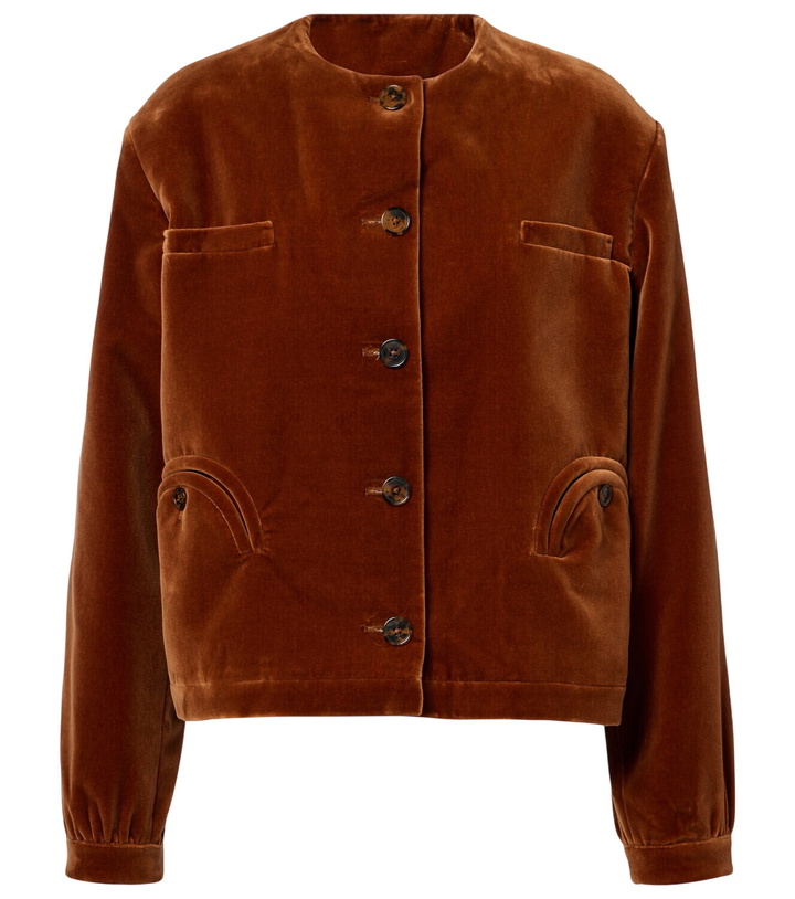 Photo: Blazé Milano Gliss cotton velvet jacket
