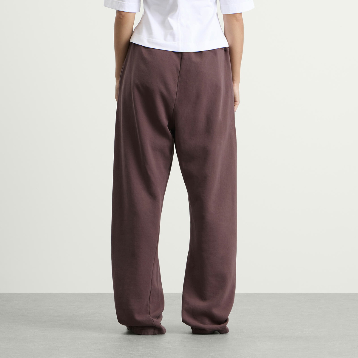No Problemo Women's Mini Problemo Straight leg Sweatpant in Brown