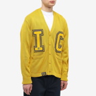 ICECREAM Men's Collegiate Cardigan in Yellow