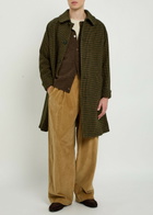 Bode Hedgerow Polka Dot-jacquard Wool Coat Multicoloured 1