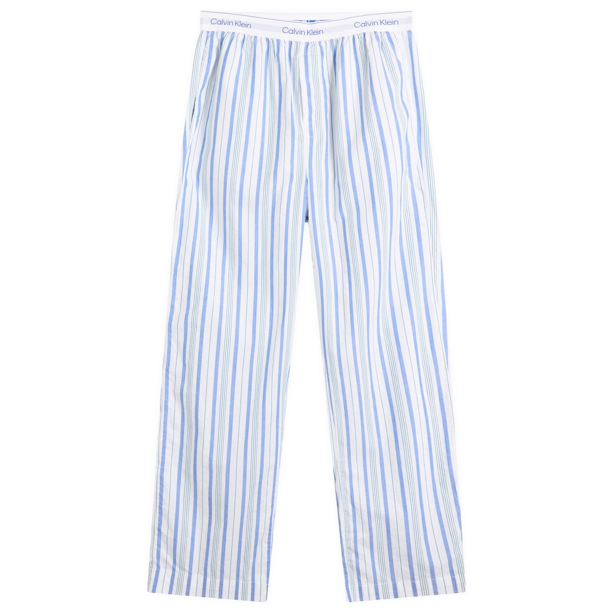 Calvin Klein Men's Cotton Poplin Pyjama Set in White