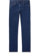 CANALI - Slim-Fit Tapered Jeans - Blue