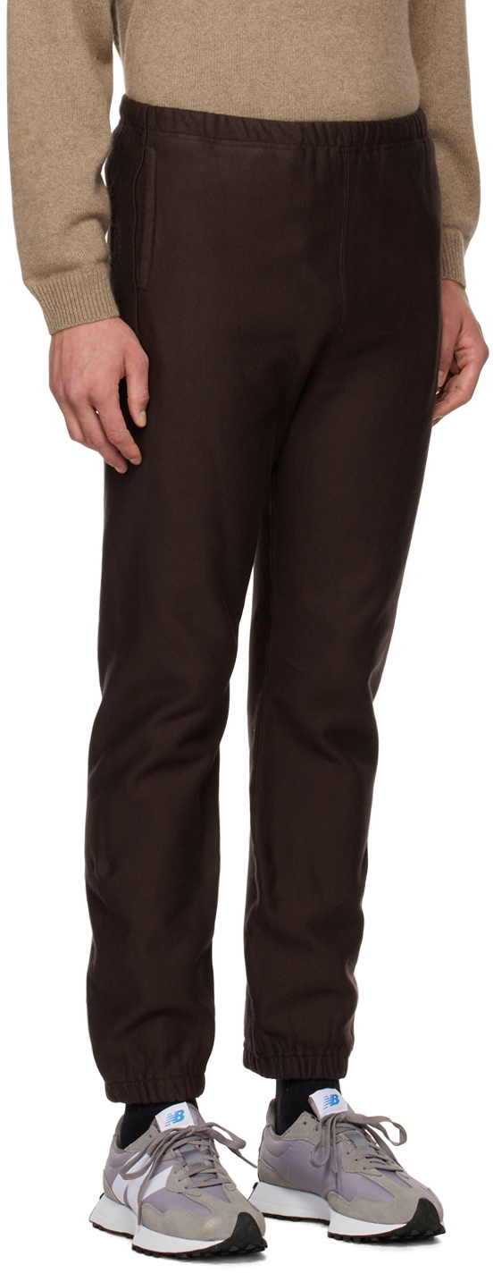 AURALEE Brown High Count Sweatpants Auralee