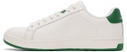 PS by Paul Smith White & Green Albany Sneakers