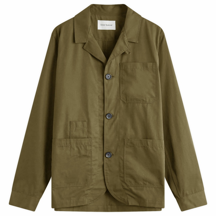 Photo: Oliver Spencer Men's Bradwell Jacket in Green
