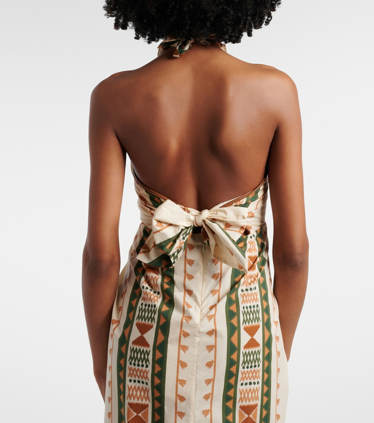 Johanna Ortiz Centro Del Cielo printed cotton midi dress