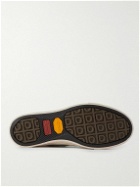 Visvim - Skagway Leather-Trimmed Canvas Sneakers - Green