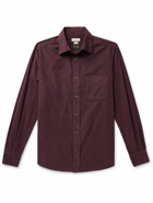 Incotex - Cotton-Corduroy Shirt - Burgundy