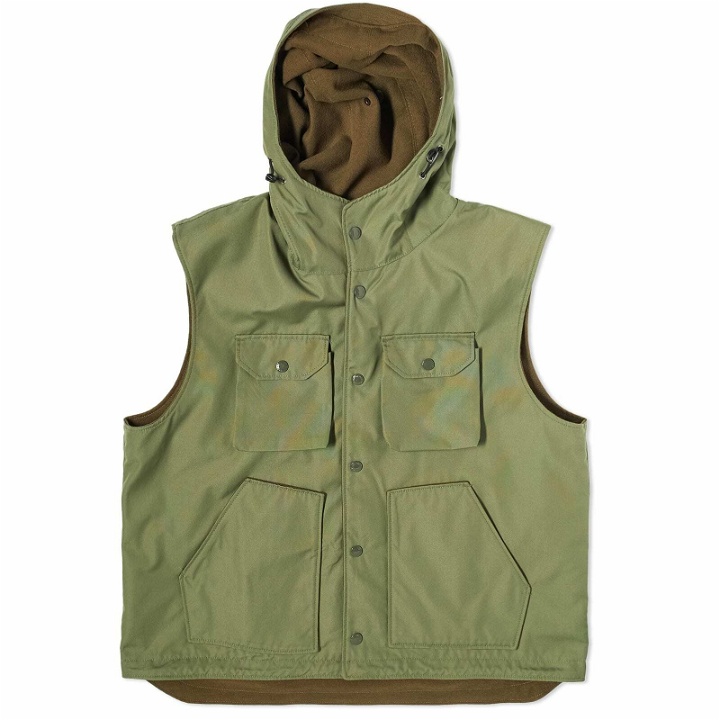 Photo: Engineered Garments Men's Field Vest in Olive