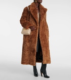 Stella McCartney Faux fur wrap coat