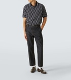 Gucci GG cotton piquet jacquard polo shirt