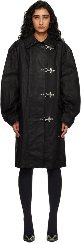 Photo: VETEMENTS Black Fireman Hooks Coat