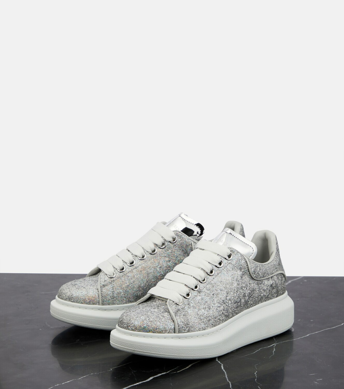 Alexander McQueen Oversized glitter sneakers Alexander McQueen