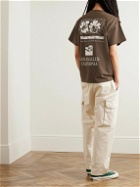 GENERAL ADMISSION - Logo-Print Cotton-Jersey T-Shirt - Brown