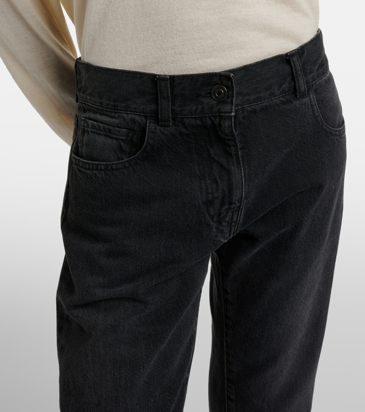 The Row Booker low-rise straight jeans