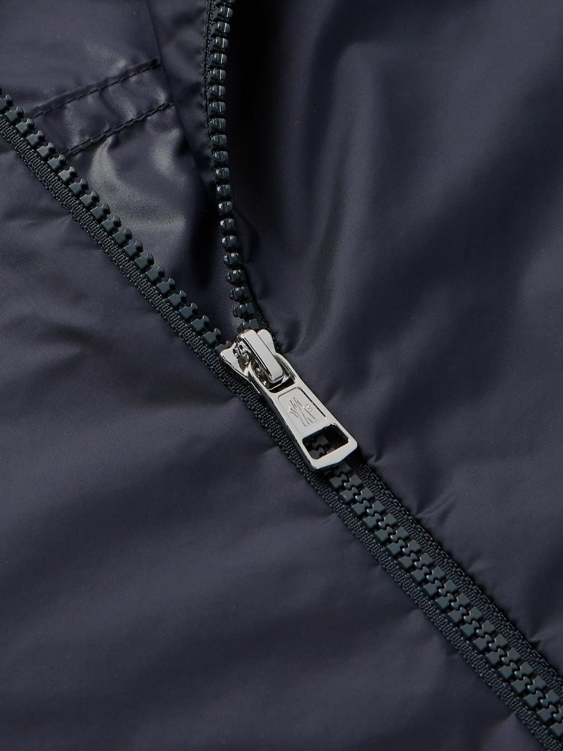 Moncler - Etiache Logo-Appliqued Shell Hooded Jacket - Blue
