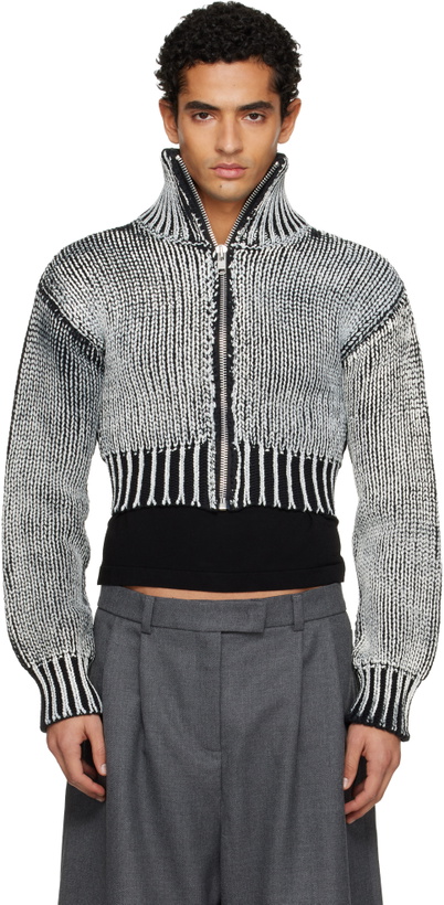 Photo: VAQUERA Black & White Zipper Jacket