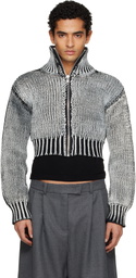 VAQUERA Black & White Zipper Jacket