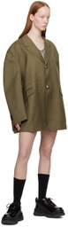 lesugiatelier Brown Oversized Blazer