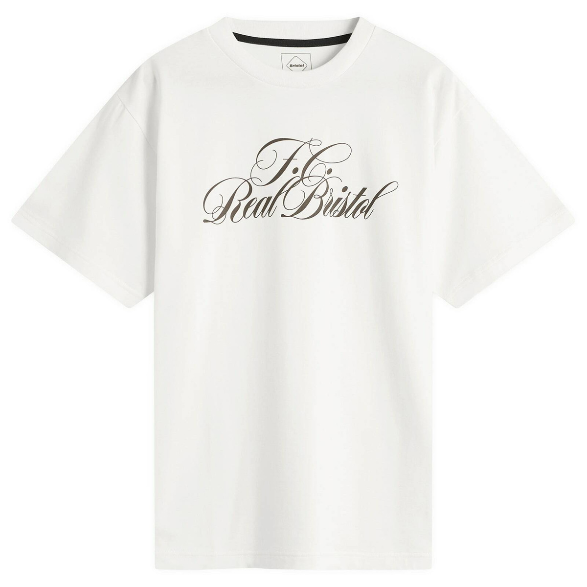 F.C. Real Bristol Men's Script T-Shirt in White