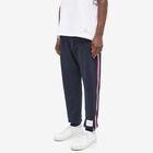 Thom Browne Men's Tricolour Stripe Sweat Pant in Navy