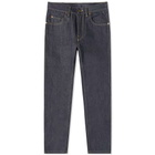 Gucci Men's Tapered 5 Pocket Washed Jean in Blue