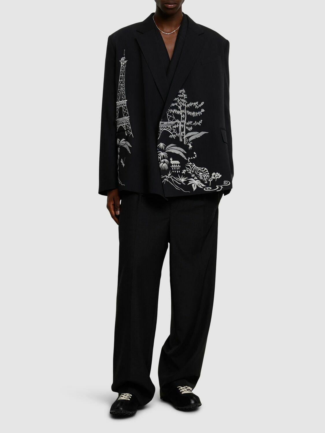 KENZO PARIS Jungle Tailored Kimono Jacket Kenzo