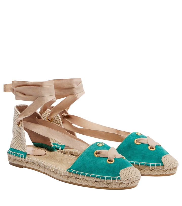 Photo: Valentino Garavani Resort suede espadrilles