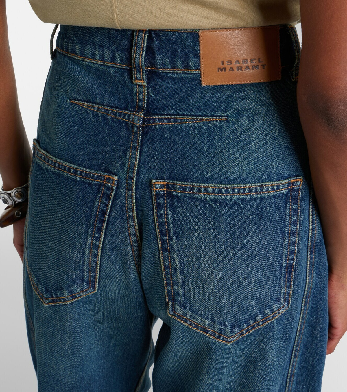 Isabel Marant Lishaga barrel-leg jeans