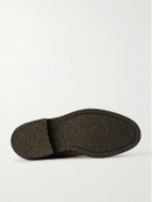 Common Projects - Waxed-Suede Chelsea Boots - Green