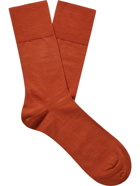 Falke - Airport Virgin Wool-Blend Socks - Orange