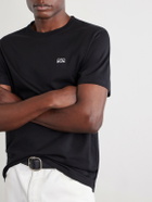 LOEWE - Anagram-Embroidered Cotton-Jersey T-Shirt - Black