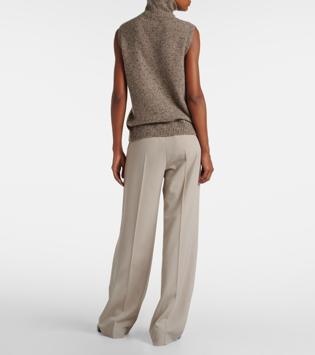 The Row Merilas cashmere turtleneck top