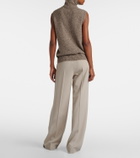 The Row Merilas cashmere turtleneck top
