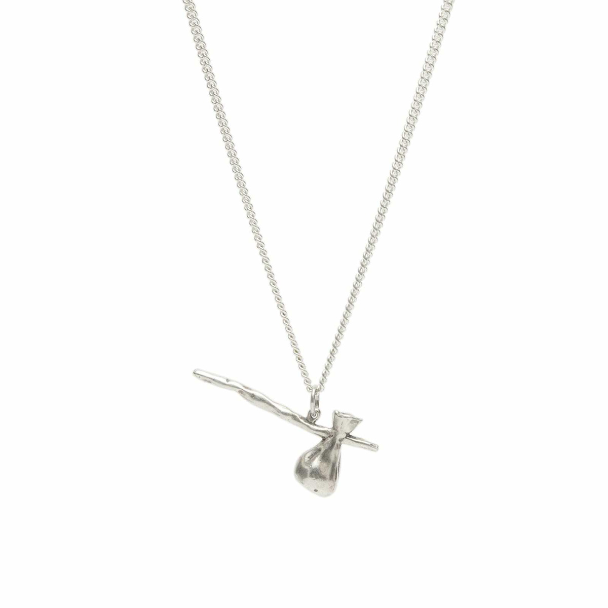 Heresy Men's Bindle Chain in Oxidised Silver 