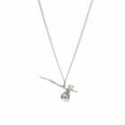 Heresy Men's Bindle Chain in Oxidised Silver 