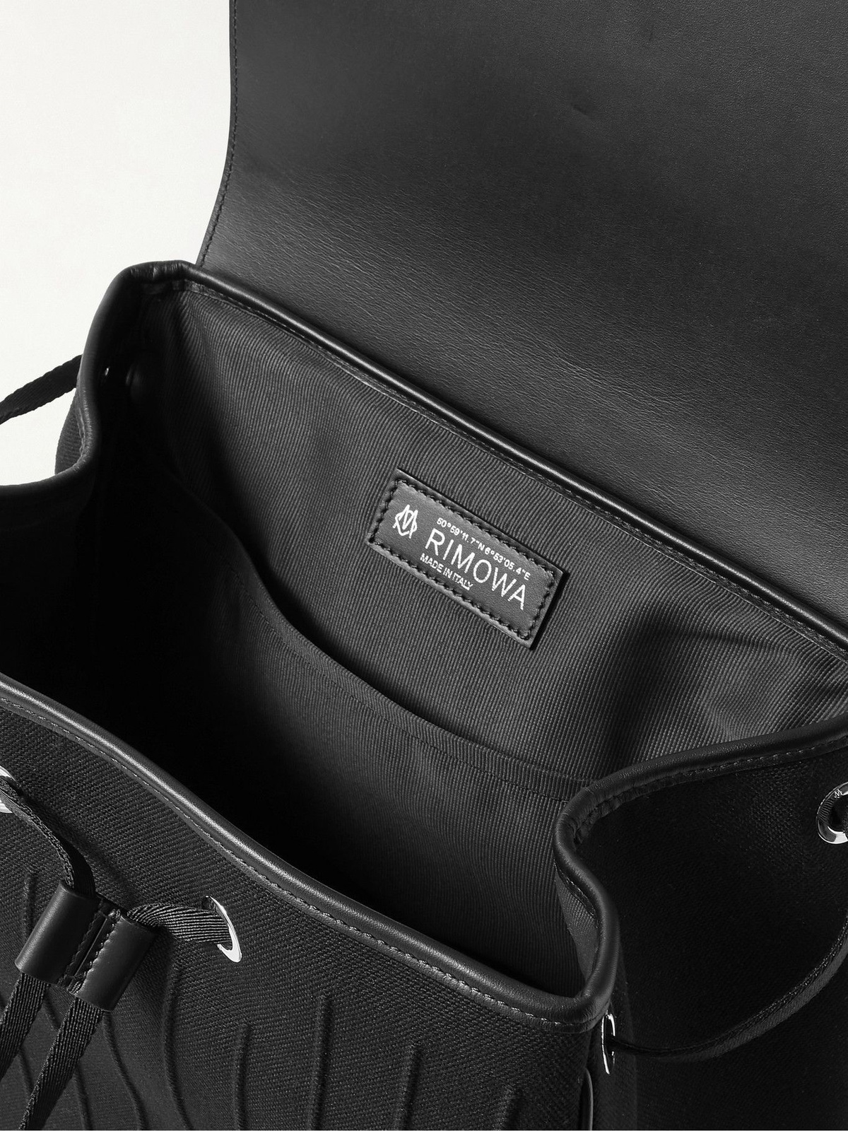 RIMOWA - Leather-Trimmed Canvas Backpack