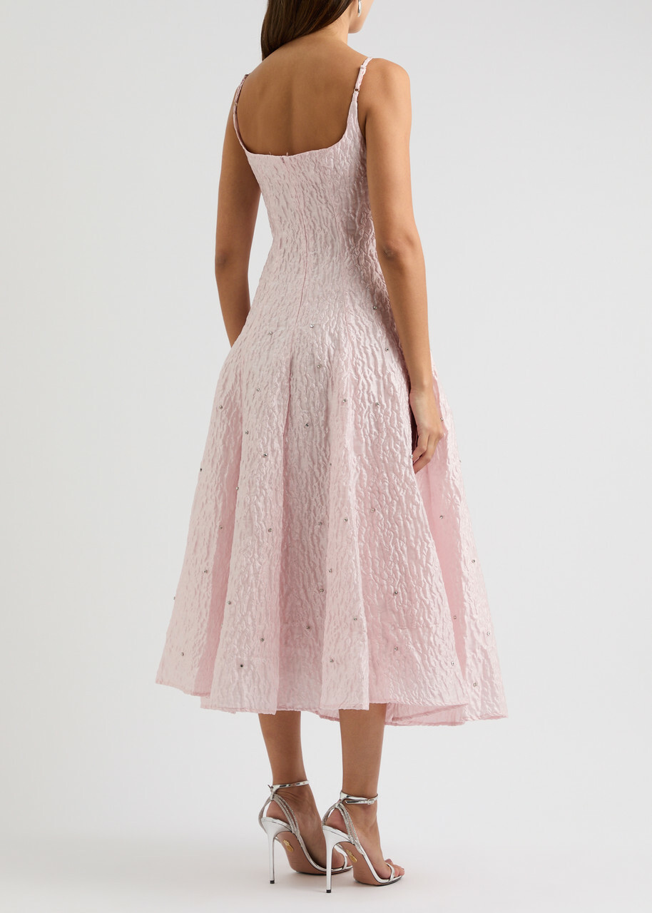 ワンピース sister jane Adella Jacquard Midi Dress sister jane》Adella Jacquard Midi Dress | épine