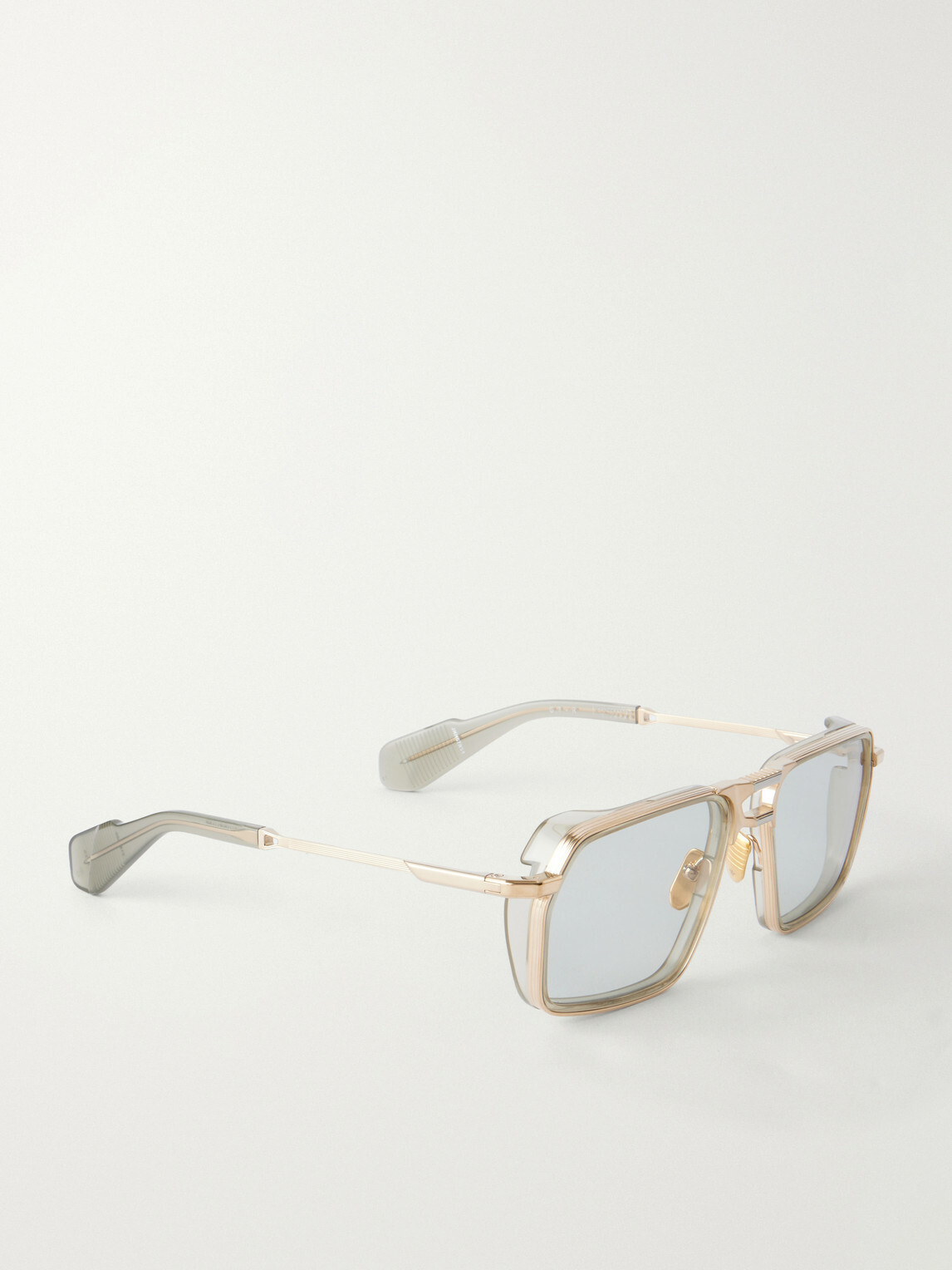 Jacques Marie Mage - GT-R Aviator-Style Titanium Sunglasses