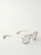 Jacques Marie Mage - GT-R Aviator-Style Titanium Sunglasses