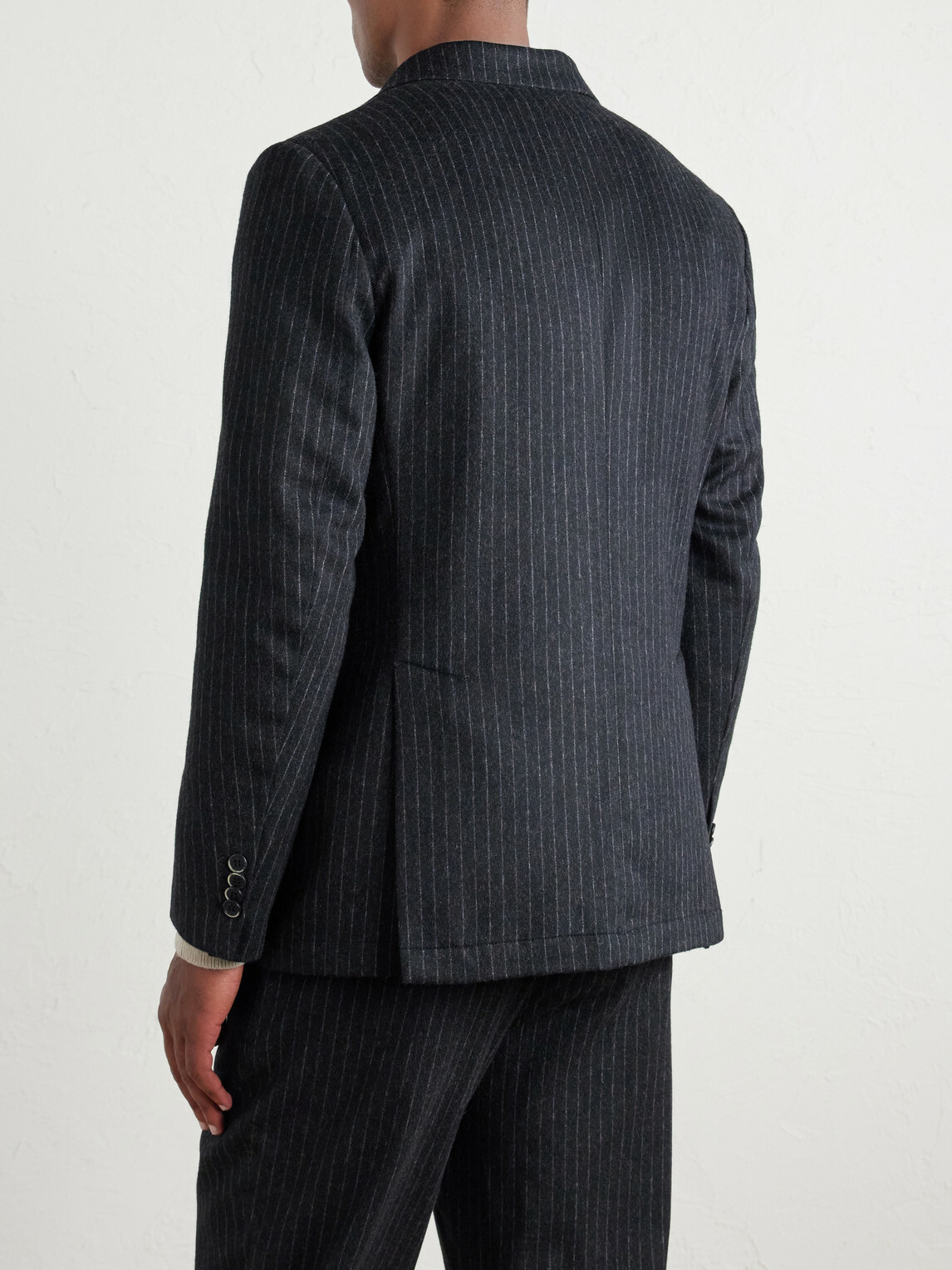 Barena - Pinstriped Wool-Blend Blazer - Gray