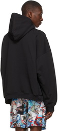 Balenciaga Black Cotton Hoodie