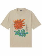 Jacquemus - Soleiro Printed Cotton-Jersey T-Shirt - Neutrals